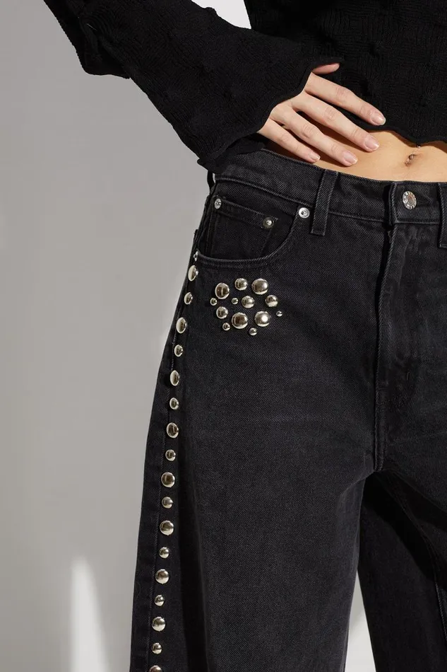 Shop Simon Miller BOTTOMS Vroom Jean Black