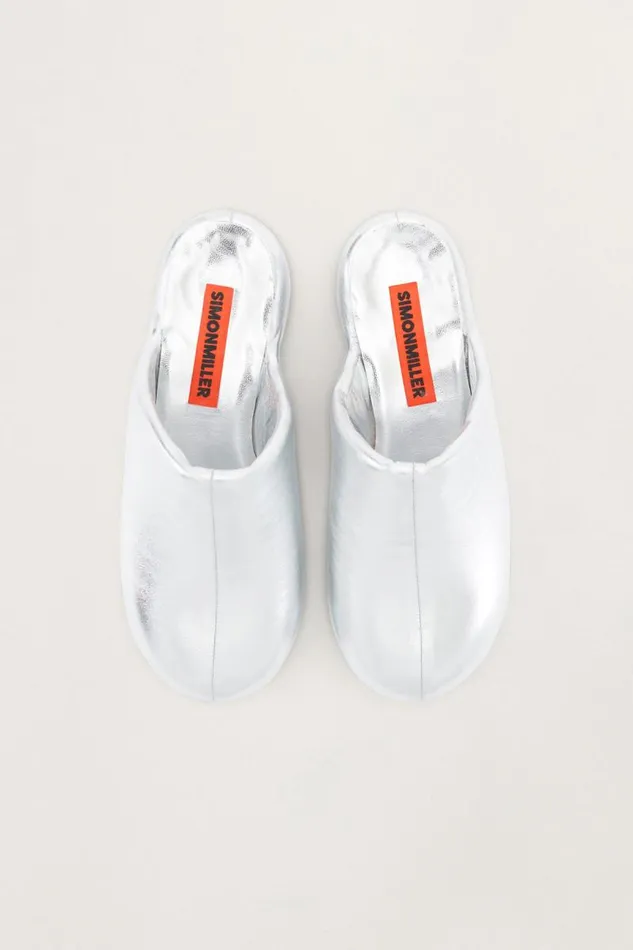 Shop Simon Miller BUBBLE CLOGS Bubble Clog Silver