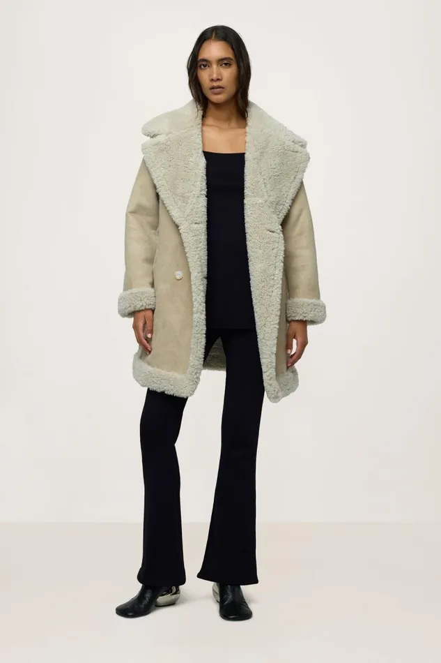 Shop Simon Miller JacketsCoats Midi Jetz Coat Milk