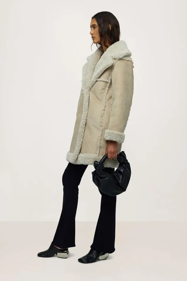 Shop Simon Miller JacketsCoats Midi Jetz Coat Milk