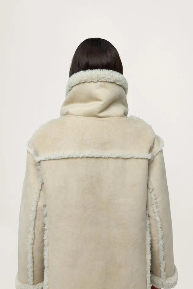 Shop Simon Miller JacketsCoats Midi Jetz Coat Milk