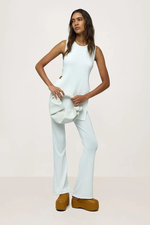 Shop Simon Miller KNITWEAR Knits By Canoga Top Macadamia