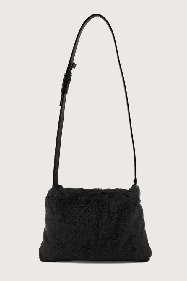 Shop Simon Miller MINI BAGS Furry Mini Puffin Black