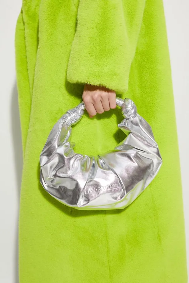 Shop Simon Miller MINI BAGS Lopsy Bag Silver