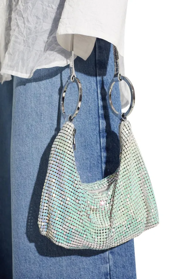 Shop Simon Miller MINI BAGS Mini Valley Bag Iridescent