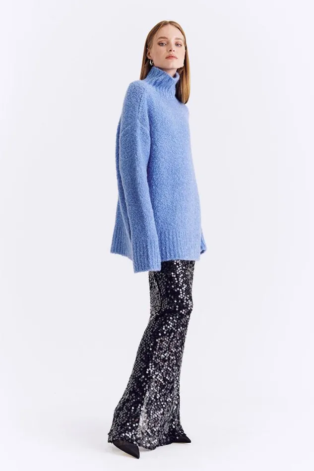Shop SUBOO Tops Jacques Knit Funnel Neck Jumper