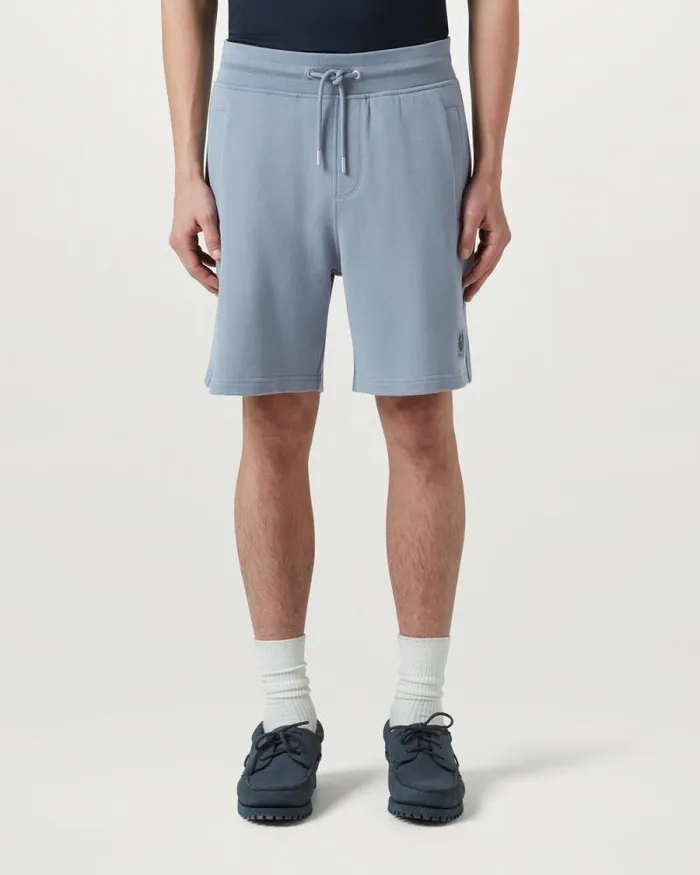 Shorts Men Belstaff Belstaff Sweatshorts Blue Flint Shorts Men Belstaff Belstaff Sweatshorts Blue Flint