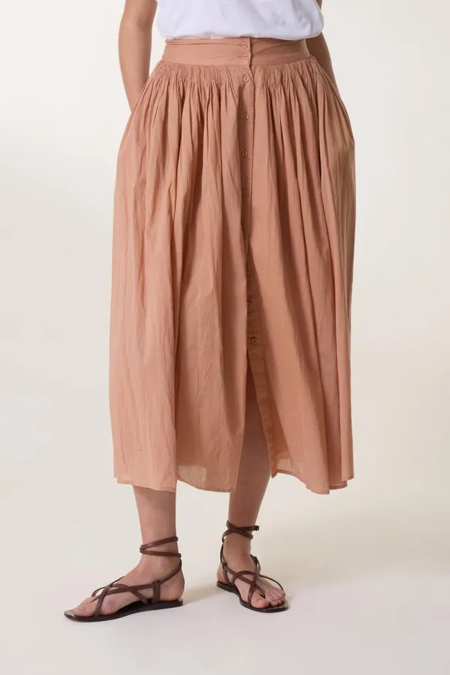 Skirts and Shorts Women Leon and Harper Jiotto Plain Skirt Peach
