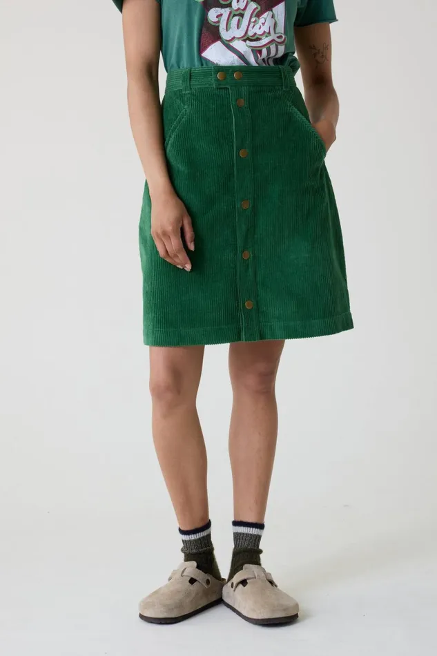 Skirts and Shorts Women Leon and Harper Joris Plain Skirt Green