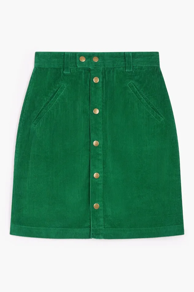 Skirts and Shorts Women Leon and Harper Joris Plain Skirt Green