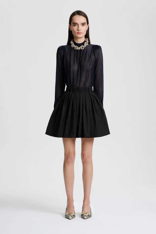 Skirts Scanlan Theodore Women TECH SKIRT BLACK