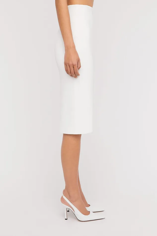 Skirts Women CREPE KNIT PENCIL SKIRT CREAM Scanlan Theodore