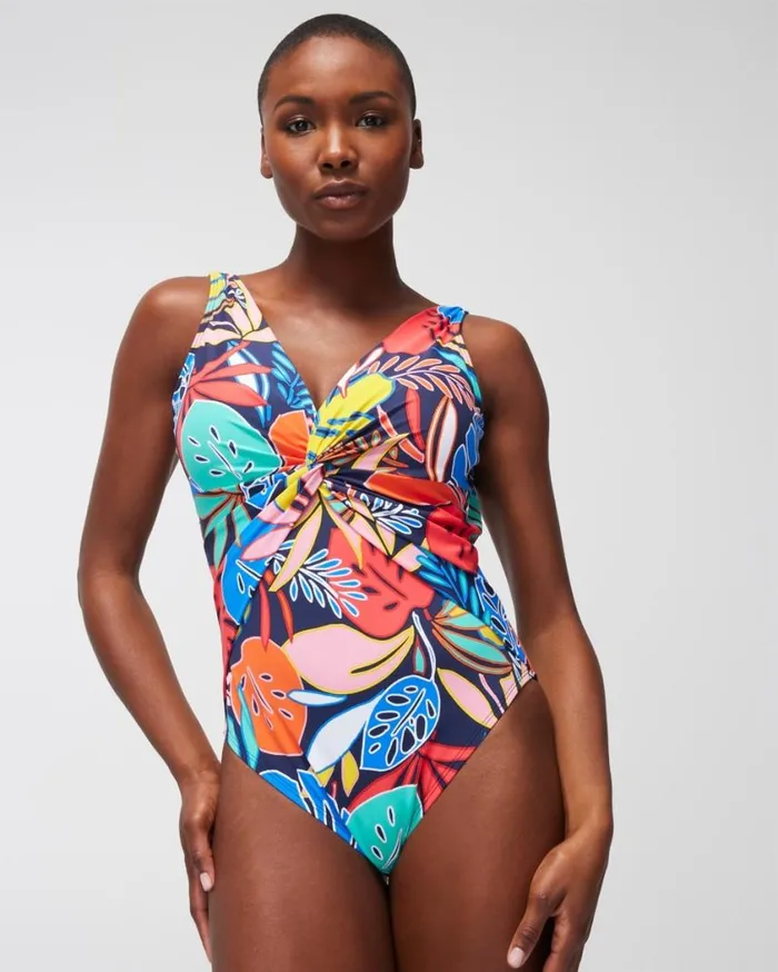 Soma Bleu Rod Color Field OffTheShoulder MIO OnePiece Multi Women Swim