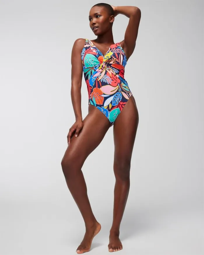 Soma Bleu Rod Color Field OffTheShoulder MIO OnePiece Multi Women Swim