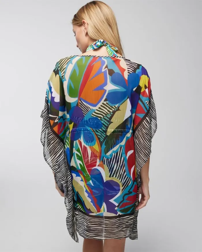 Soma Bleu Rod The Mix Chiffon Caftan Multi Women Swim