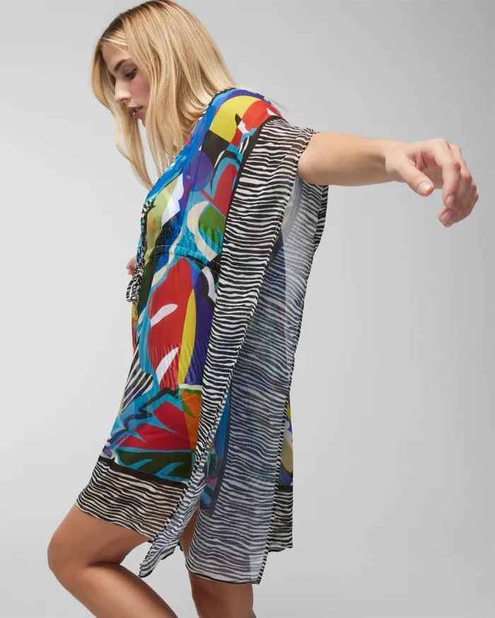 Soma Bleu Rod The Mix Chiffon Caftan Multi Women Swim