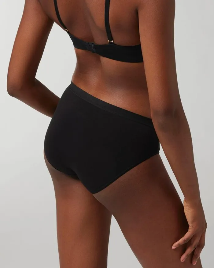 Soma Cotton Modal Tailored HighLeg Roaming Ditsy Mini Pink Women Panties
