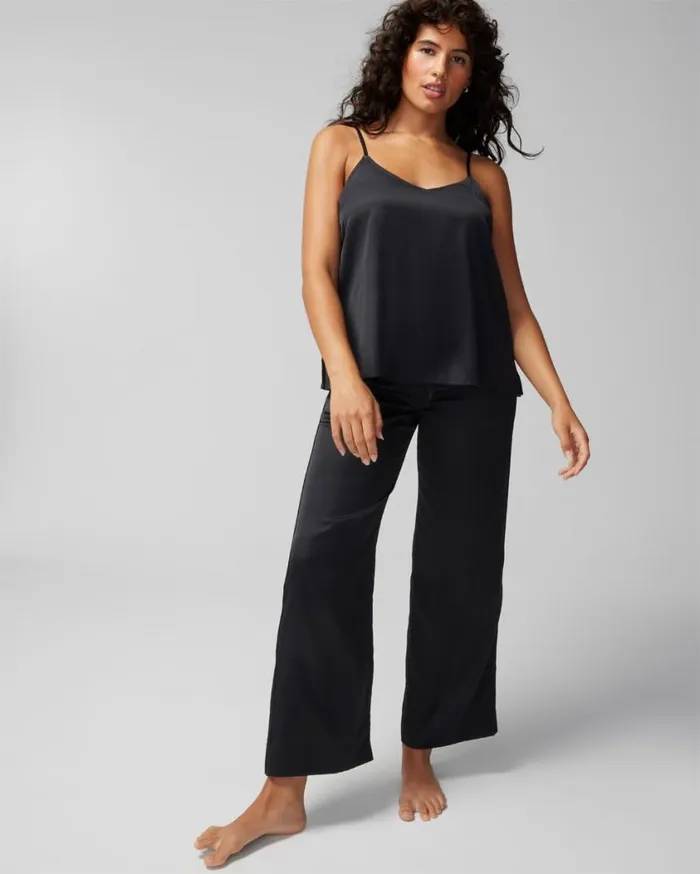 Soma Satin Cami Paint The Town Red Women Pajama Tops