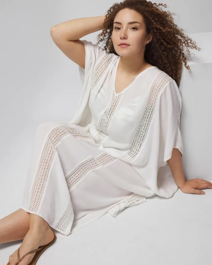 Soma Soma Swim Caftan CoverUp Coconut Women Swim