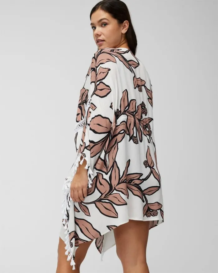 Soma Soma Swim TieFront CoverUp Purple Moon Women Swim