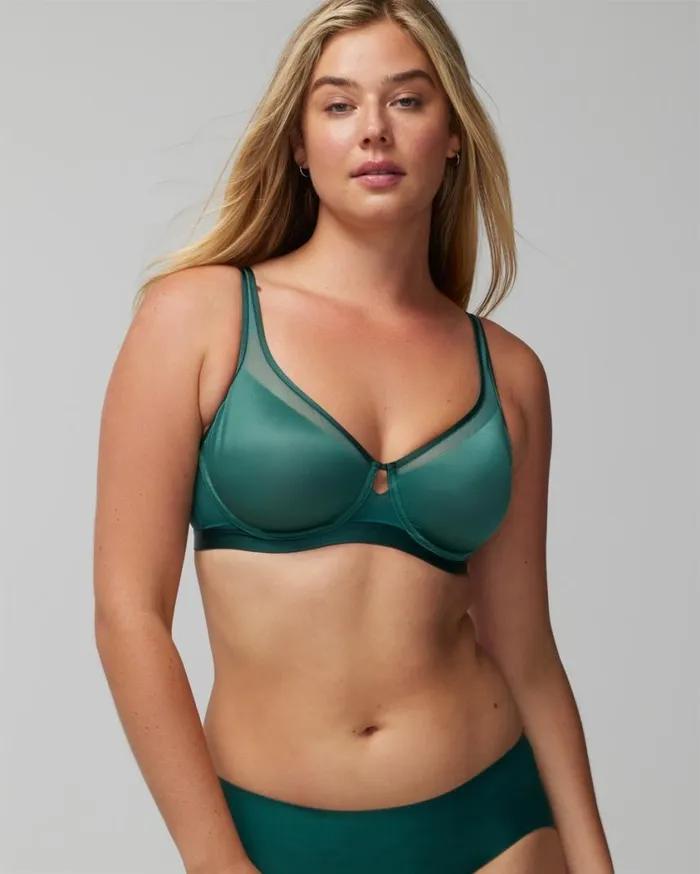 Soma Unbelievable Lift Balconette Bra Clay Rose Women Bras