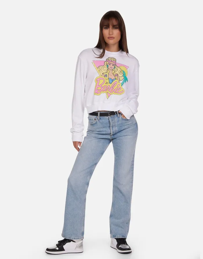 Spalding Barbie 1987 White Women039s Lauren Moshi Long Sleeve