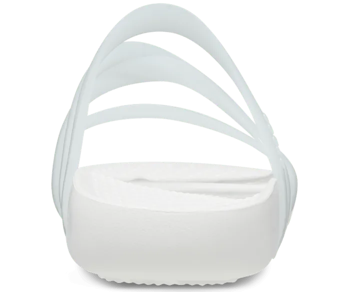 Splash Glossy Strappy Sandal White Women Crocs Sandals