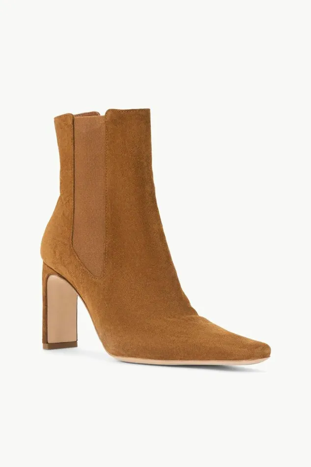 STAUD Boots WALLY HIGH HEEL ANKLE BOOT Tan 8211 Women