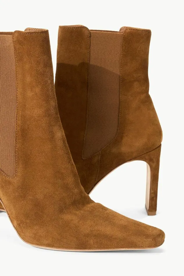 STAUD Boots WALLY HIGH HEEL ANKLE BOOT Tan 8211 Women