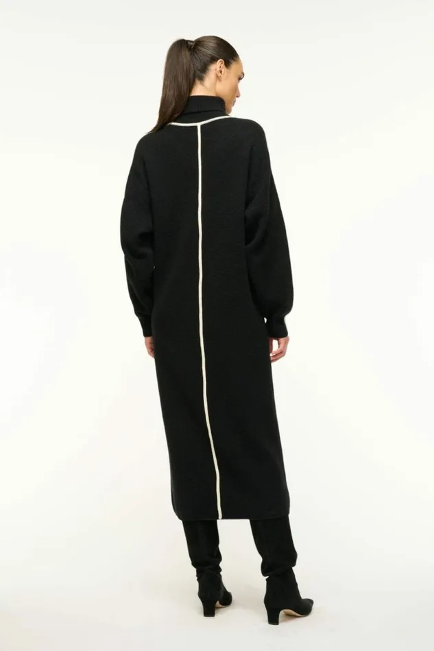STAUD Dresses APRES DRESS Black Ivory 8211 Women