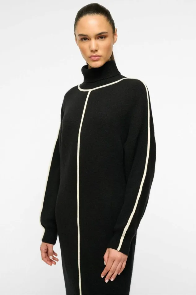 STAUD Dresses APRES DRESS Black Ivory 8211 Women