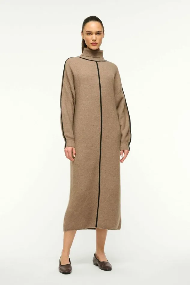 STAUD Dresses APRES DRESS Mushroom Black 8211 Women