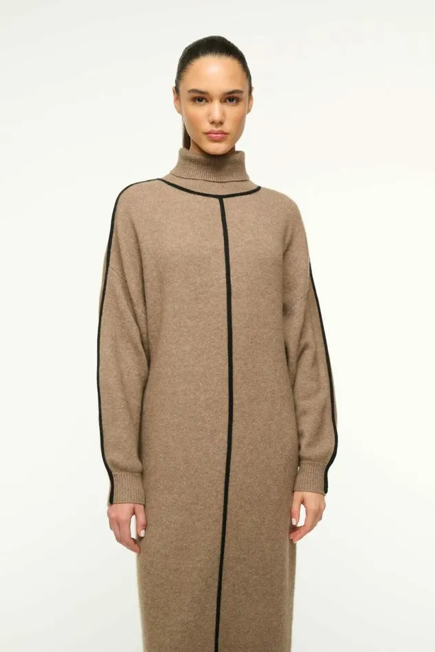 STAUD Dresses APRES DRESS Mushroom Black 8211 Women