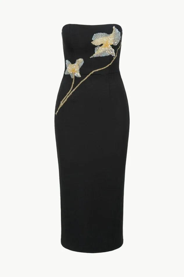STAUD Dresses BROOKE DRESS Botanical Shadows 8211 Women STAUD Dresses BROOKE DRESS Botanical Shadows 8211 Women