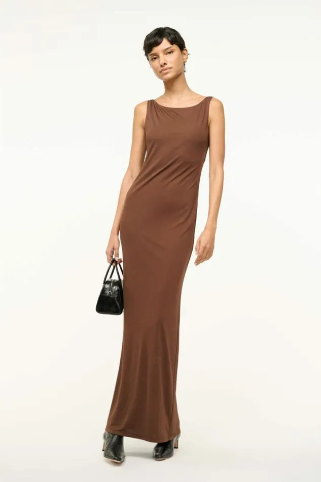 STAUD Dresses BUA DRESS Dark Oak 8211 Women