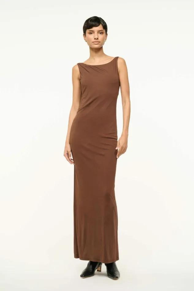 STAUD Dresses BUA DRESS Dark Oak 8211 Women