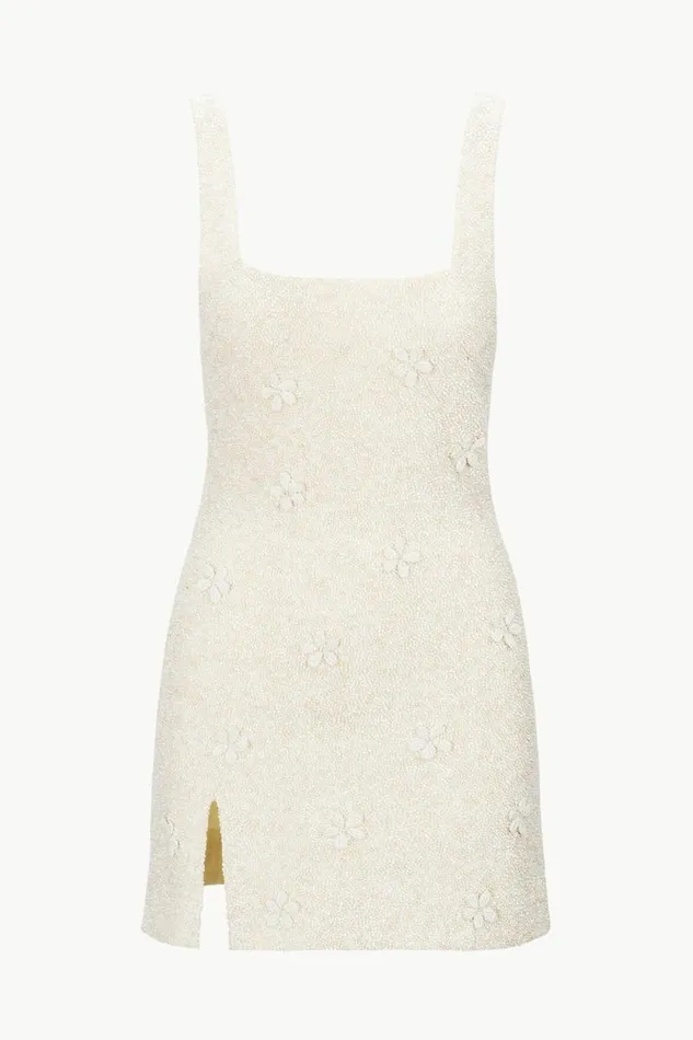 STAUD Dresses LE SABLE DRESS Ivory 8211 Women STAUD Dresses LE SABLE DRESS Ivory 8211 Women