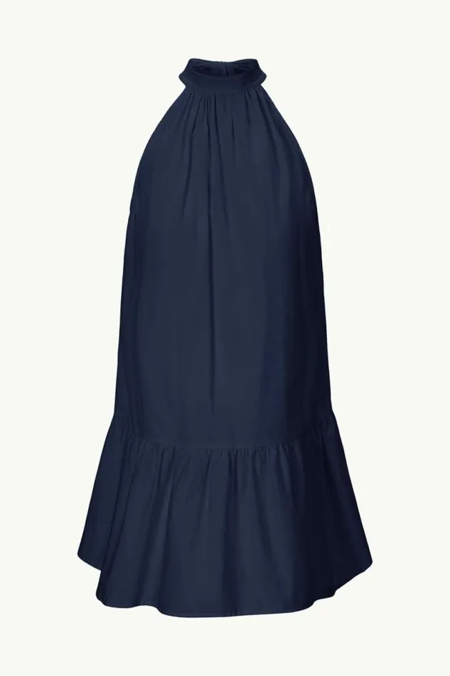STAUD Dresses MINI MARLOWE DRESS Navy 8211 Women