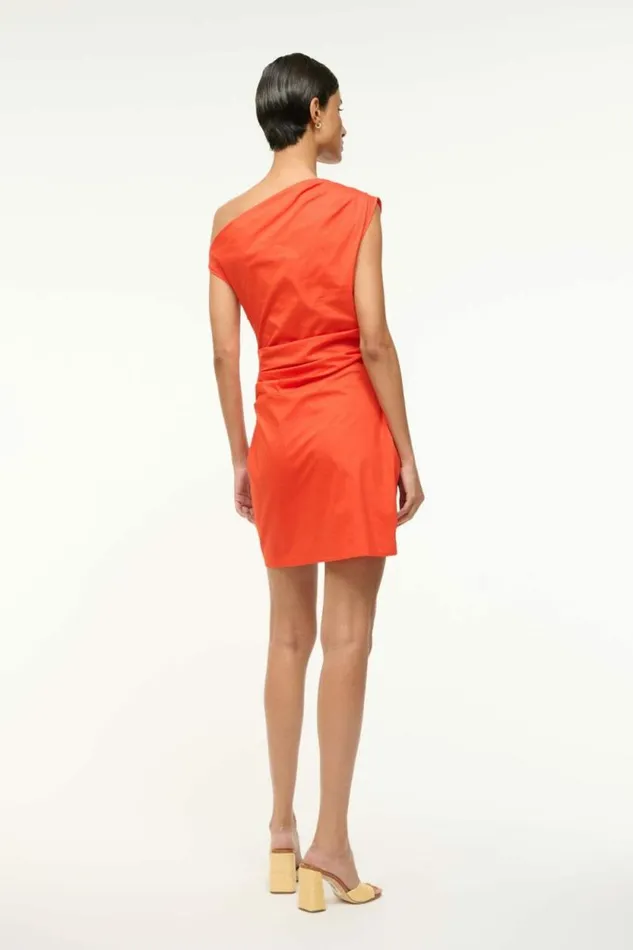 STAUD Dresses PHARE MINI DRESS Cayenne 8211 Women STAUD Dresses PHARE MINI DRESS Cayenne 8211 Women