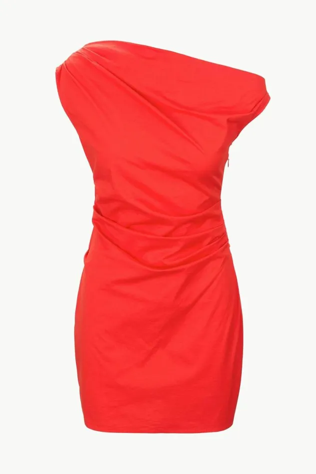 STAUD Dresses PHARE MINI DRESS Cayenne 8211 Women STAUD Dresses PHARE MINI DRESS Cayenne 8211 Women