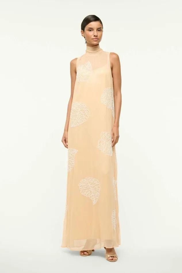 STAUD Dresses RUBI DRESS Sandy Palm 8211 Women