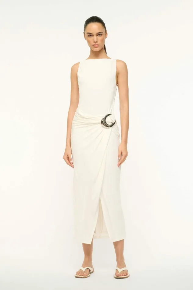 STAUD Dresses TALIA DRESS Ivory 8211 Women