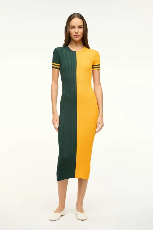 STAUD Dresses THE NFL COLLEEN DRESS Packers 8211 Women