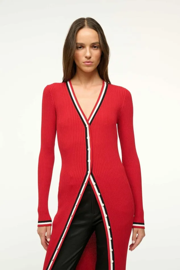 STAUD Dresses THE NFL SHOKO SWEATER Chiefs 8211 Women STAUD Dresses THE NFL SHOKO SWEATER Chiefs 8211 Women