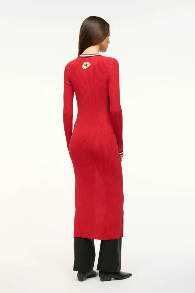 STAUD Dresses THE NFL SHOKO SWEATER Chiefs 8211 Women STAUD Dresses THE NFL SHOKO SWEATER Chiefs 8211 Women