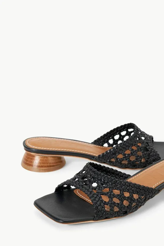 STAUD Heels SIMONE CROCHET HEEL Black 8211 Women STAUD Heels SIMONE CROCHET HEEL Black 8211 Women