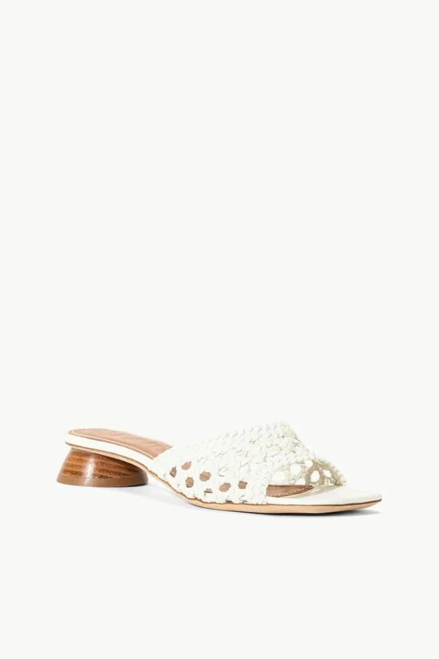 STAUD Heels SIMONE CROCHET HEEL Paper 8211 Women STAUD Heels SIMONE CROCHET HEEL Paper 8211 Women