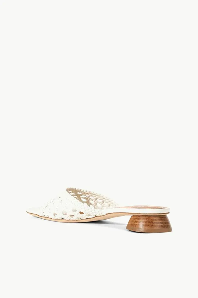 STAUD Heels SIMONE CROCHET HEEL Paper 8211 Women STAUD Heels SIMONE CROCHET HEEL Paper 8211 Women
