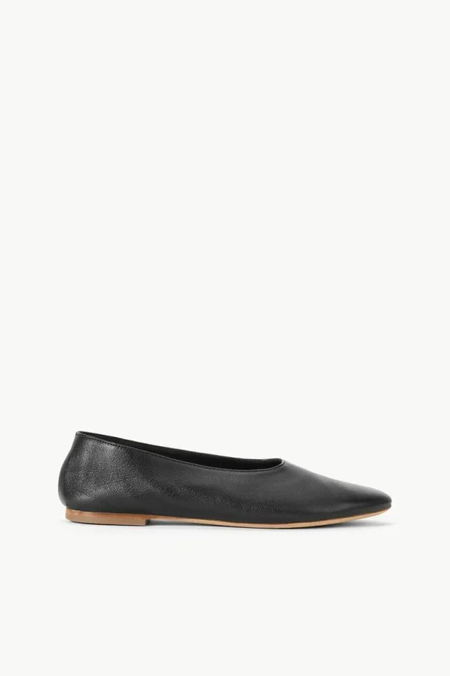 STAUD Mules and Flats ALBA BALLET FLAT Black 8211 Women