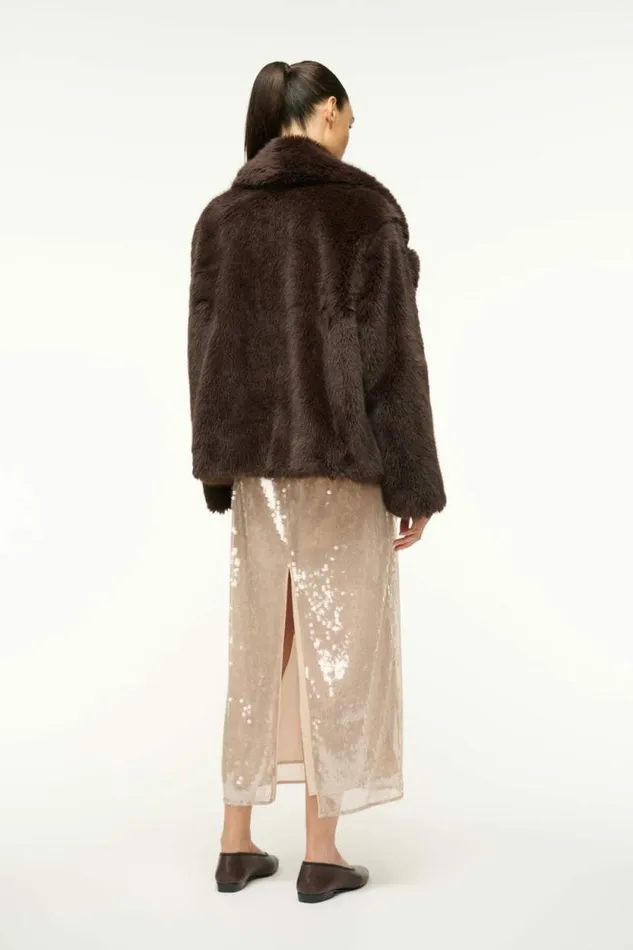 STAUD Outerwear and Jackets SOPRANO JACKET Espresso 8211 Women STAUD Outerwear and Jackets SOPRANO JACKET Espresso 8211 Women